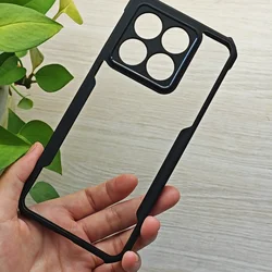 For Xiaomi 14T Pro Case Xundd Airbags Shockproof PC + TPU Back Cover Transparent Clear Shell for Xiaomi 14T ケース