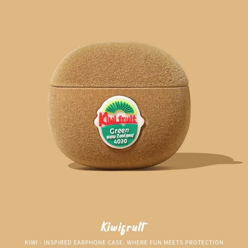 3D Kiwis Hülle für Apple Airpods 4 3 2 1, Schutzhülle für Airpods Pro 2 Generation Shell Lovely Decorate Anhänger Nice Touch