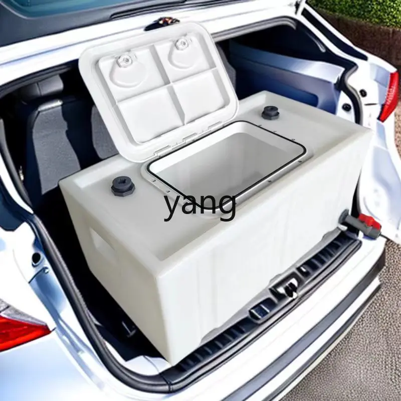 صندوق صيد محكم الغلق للسيارة LTT دلو سمك حي سميك وتر لحم البقر صندوق بلاستيكي مانع للتسرب