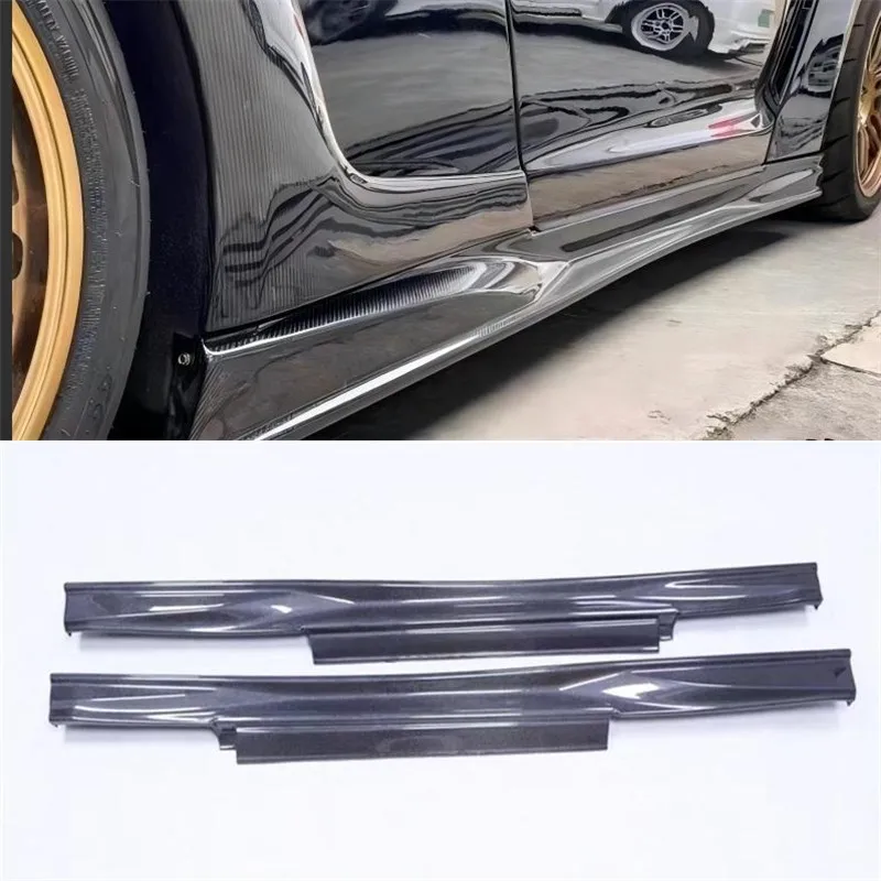 

For GTR R35 2009 2010 2011 2012 2013 2014 2015 2016 2017 2018 2019 2020 2021 2022 2023 ReaI Carbon Fiber Side Skirts Spoiler Kit