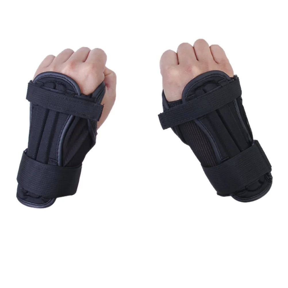 

Kids Wrist Guards Ski Gloves Snowboard Support L 669-inch 85-10cm Black Neoprene Spandex Adjustable Guard Pads Skating