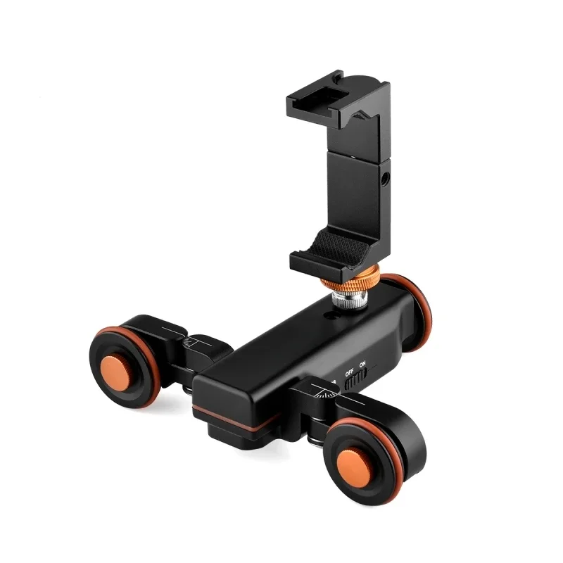 Camera Wheel Dolly Phone Clamp With Remote Cell Phone Holder Electric Track Rail Wireless Camera Video Auto Dolly