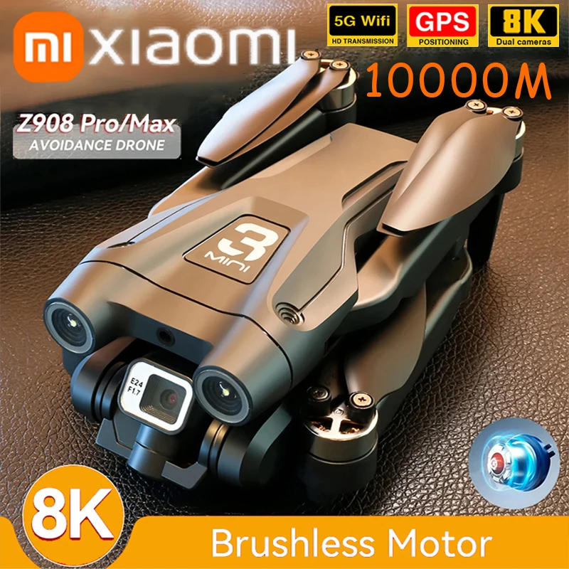 Xiaomi Drone Z908 Pro Max 4K Dual Lens ESC Professional WIFI GPS Brushless Motor Aerial Photography FPV Folding RC Quadcopter