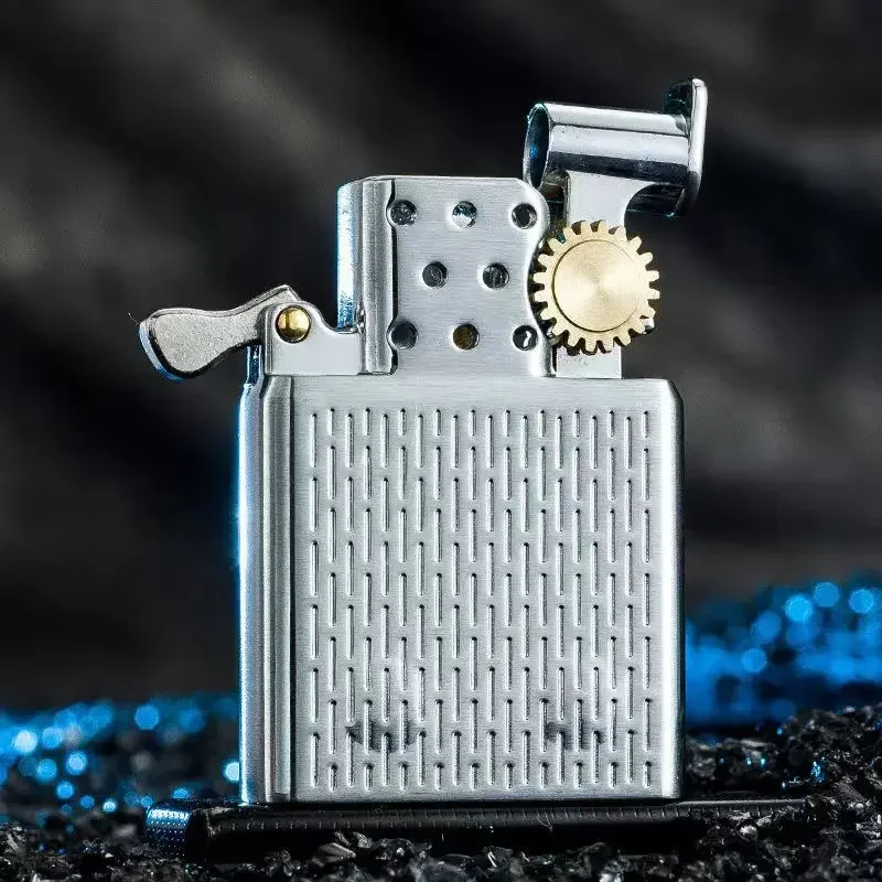 

New ZORRO Dual Fire Torch Insert Lighter Gas Jet Windproof Flint Oil Lighter Inflatable Butane Liner DIY Tool