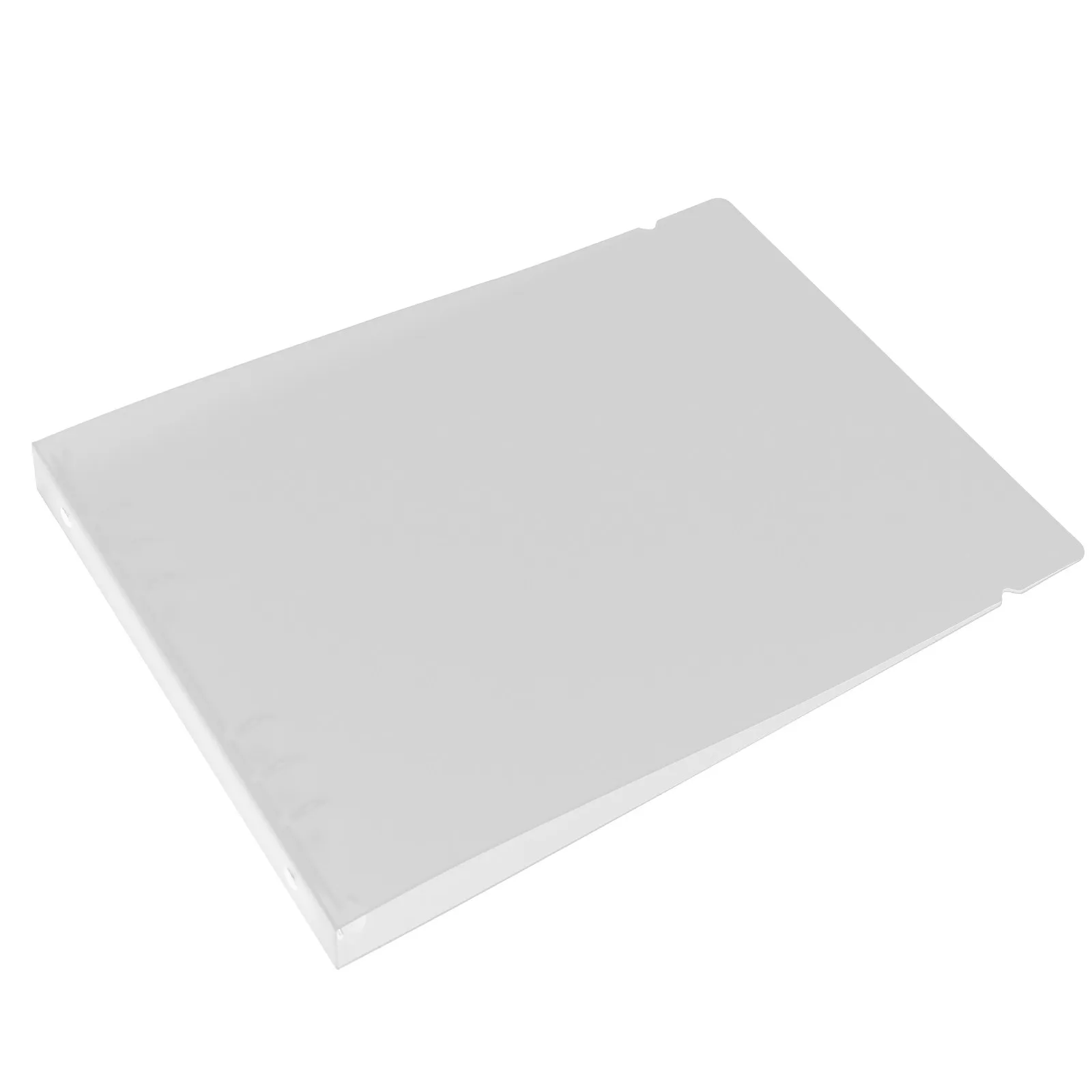 Protège-cahier en plastique transparent pour feuilles mobiles, couverture de protection pour documents, classeur réutilisable pour l'école et le bureau