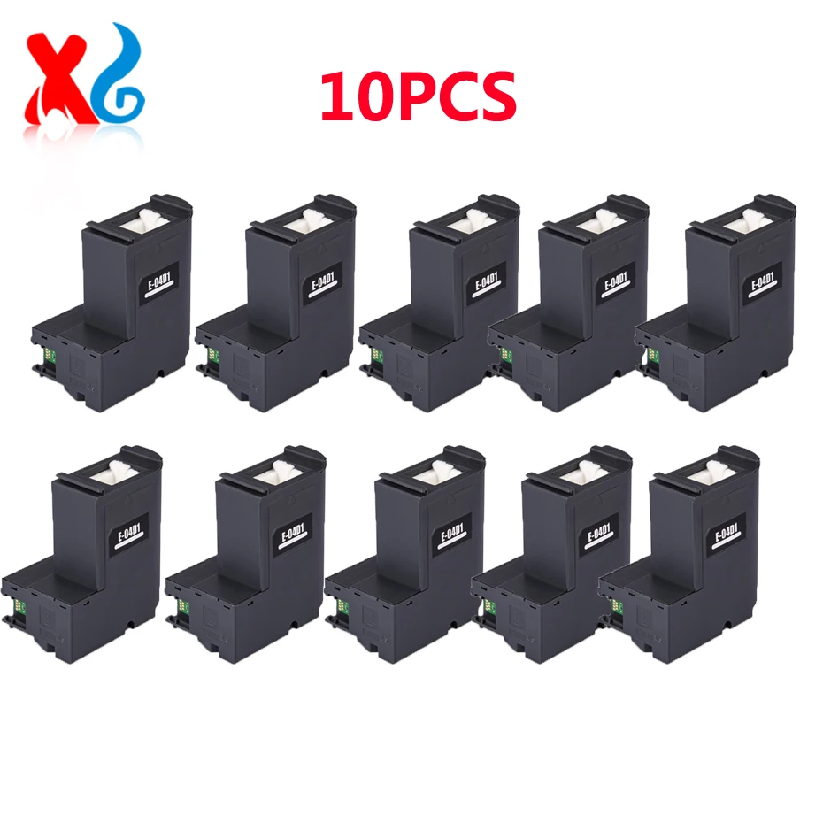 10PCS E-04D1 T04D1 C13T04D100 Ink Maintenance Box for EPSON L6160 L6168 L6170 6176 6170 6171 6598 6460 6276 14158 ET2750 ET-2700