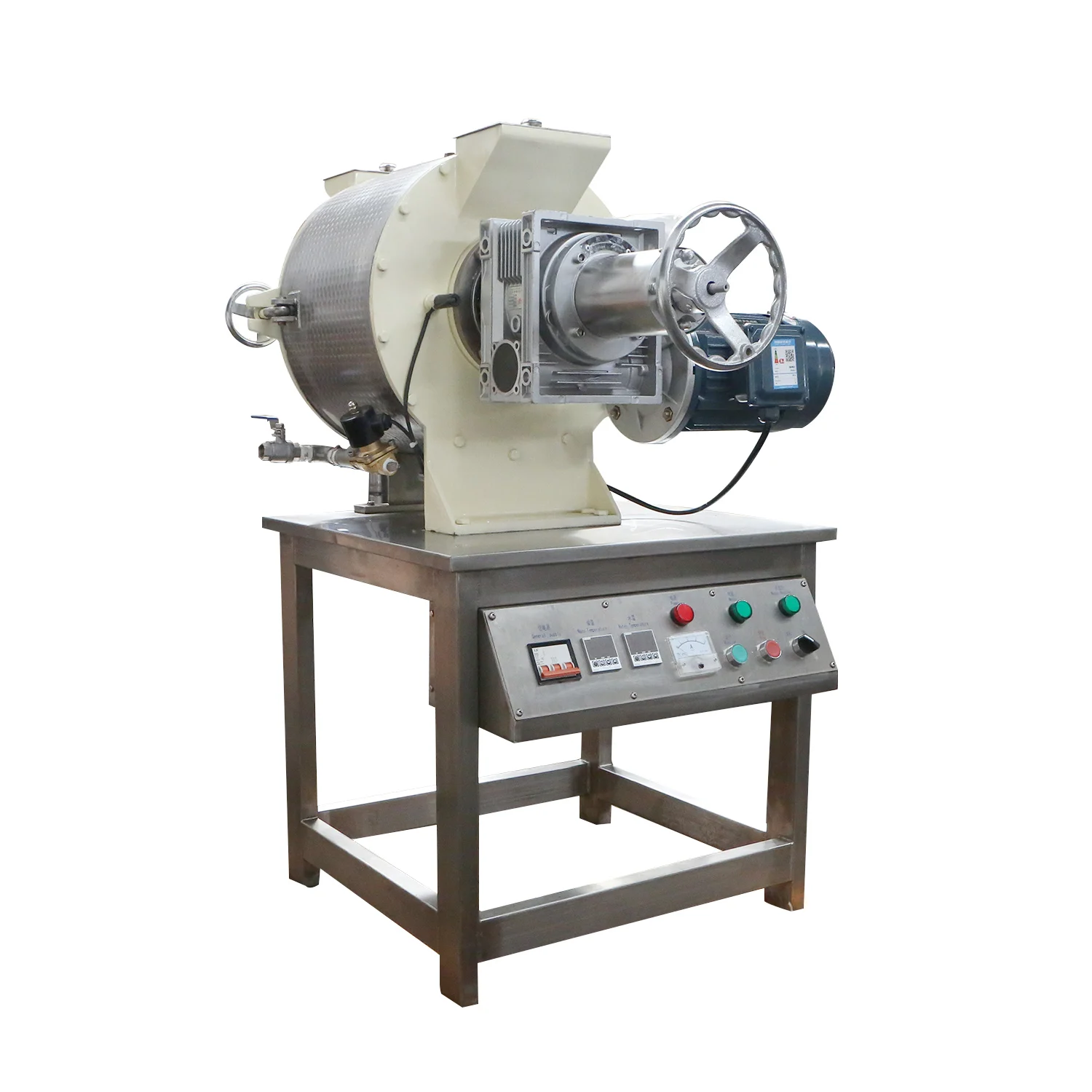 Échantillon 20L Mini Machine de Production de Chocolat au Cacao Raffinateur de Chocolat Conche Machine