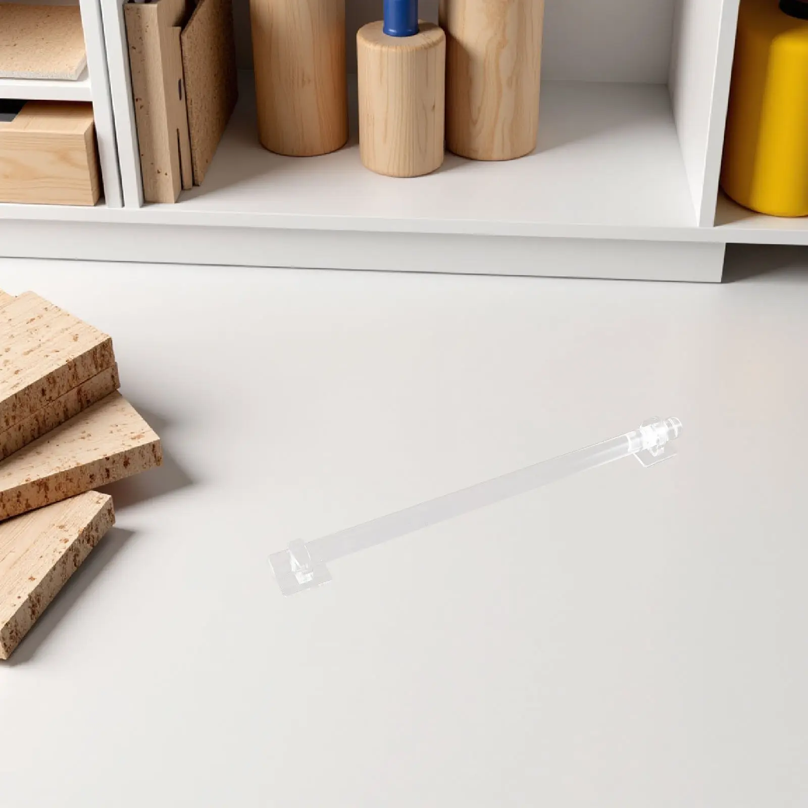 Acrylic Cabinet Pull Adjustable Hole Spacing Modern Decorative Clear Cabinet Handle for Kitchen Dresser Drawer Furniture Pulls