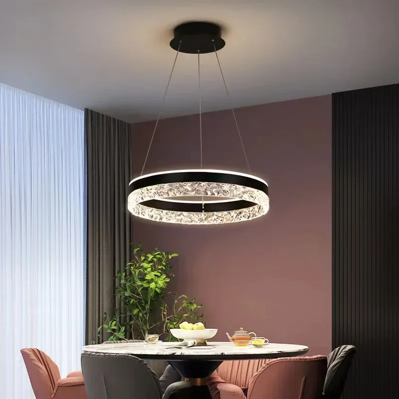 Plafonnier LED Circulaire au Design Moderne, Luminaire Décoratif d'Nik, Idéal pour un Salon, une Salle à Manger, une Chambre à Coucher ou une Cuisine