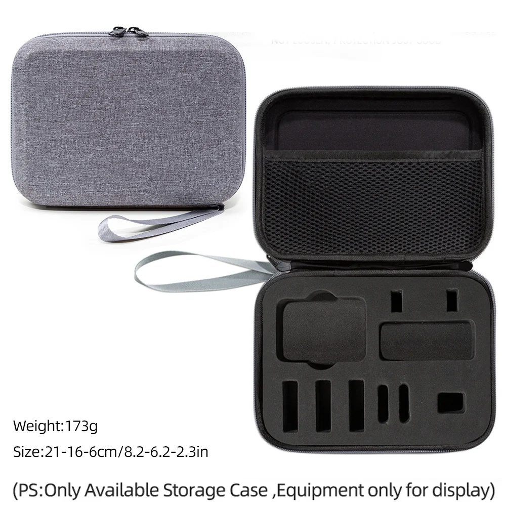 กระเป๋าถือสำหรับ DJI OSMO Action 5 Pro กล่องเก็บของสำหรับพกพาคอมโบแบบพกพาสายไนลอนหลายเส้นกันกระแทกป้องกันกีฬา Camer