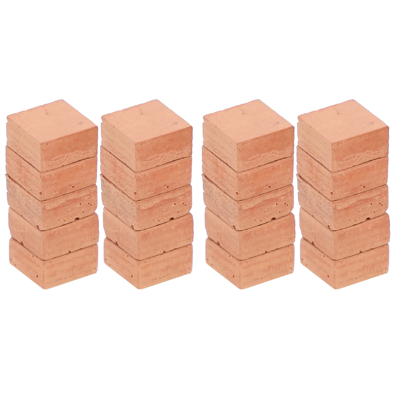 20 Pcs Simulated Bricks Microlandscape Decoration Miniature Wall Sand Table DIY Building Blocks