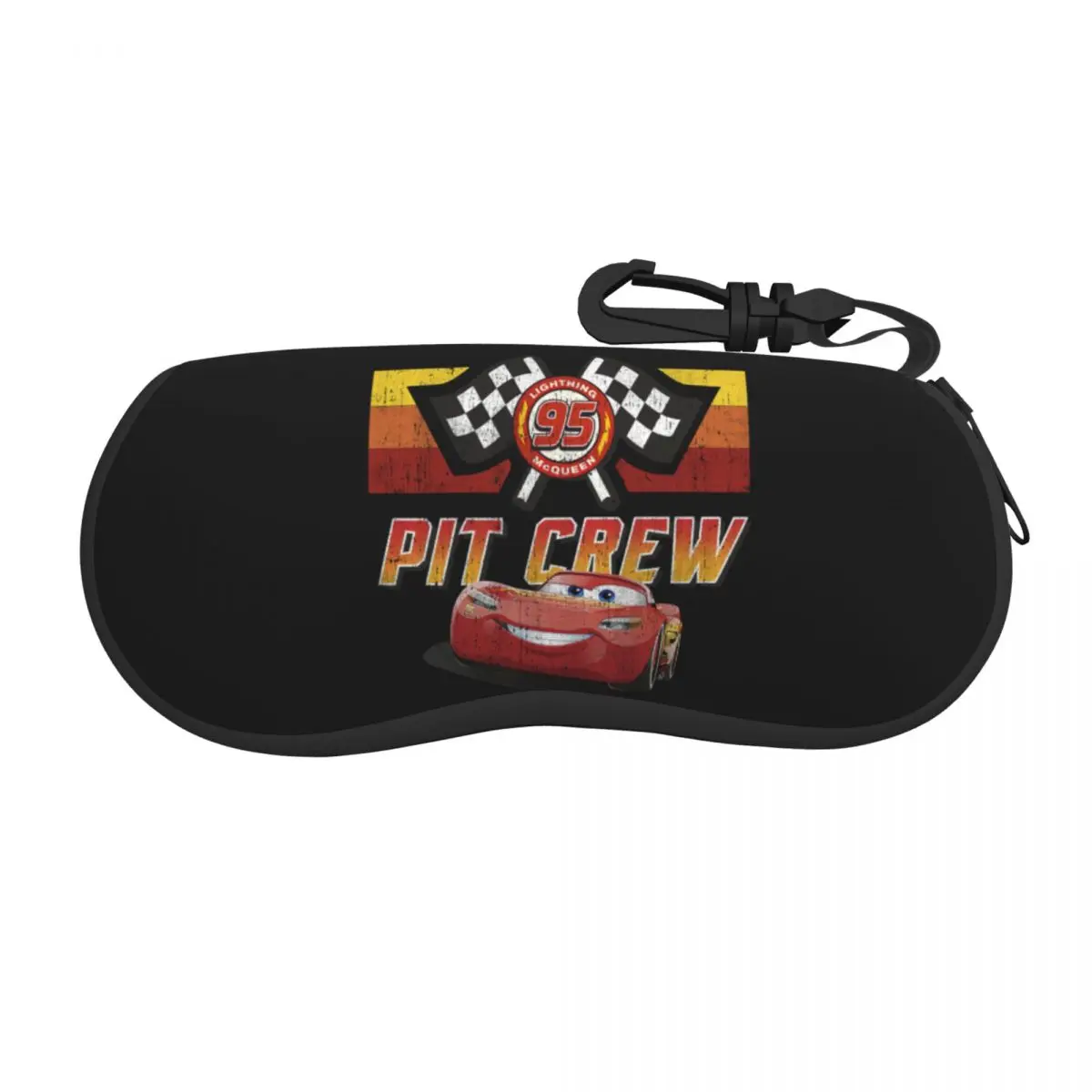 Lightning McQueen Pit Crew Glasses Case Waterproof Accessories Cartoon Glasses Protector Ultra Eyewear Container