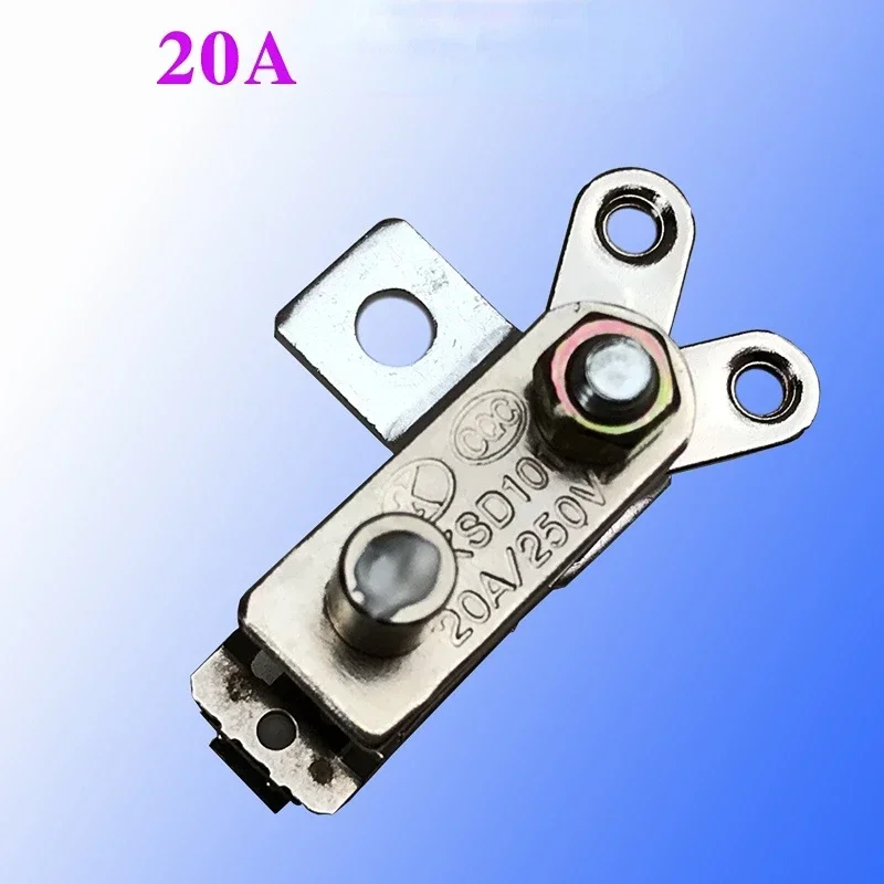 1pcs 20A 250V high-power rice cooker electric pressure cooker insulation switch bimetal temperature control KSD101