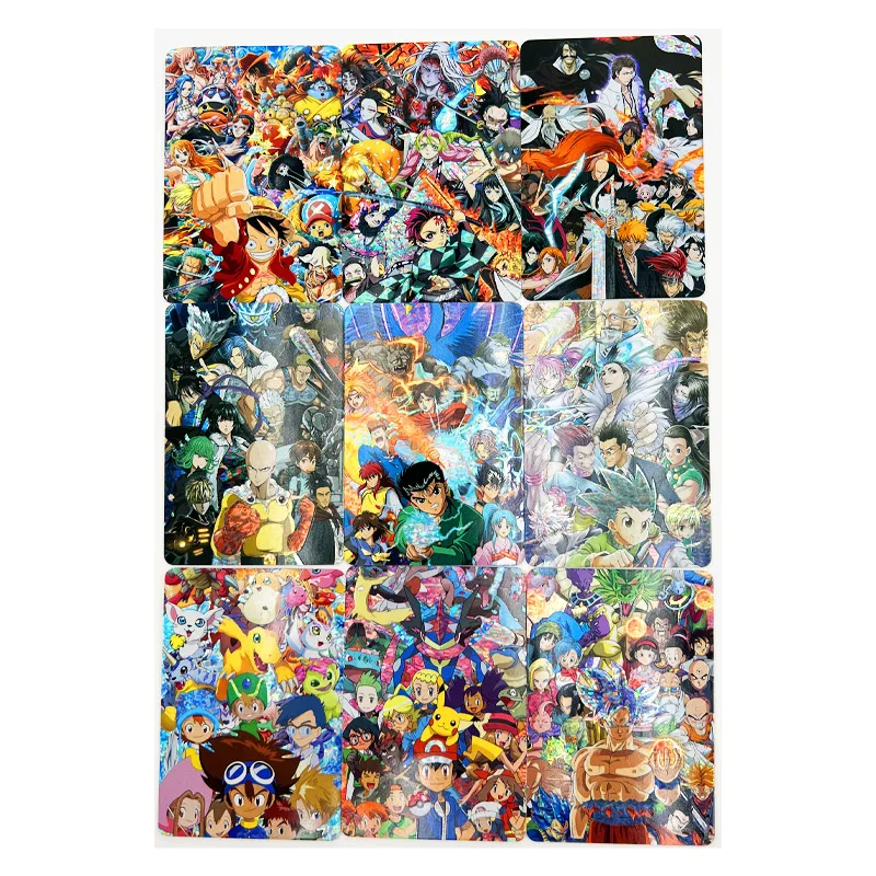 9pcs/set Jump Dragon Ball Z GT Super Saiyan Heroes Battle Card Ultra Instinct Goku Vegeta Game Collection Cards