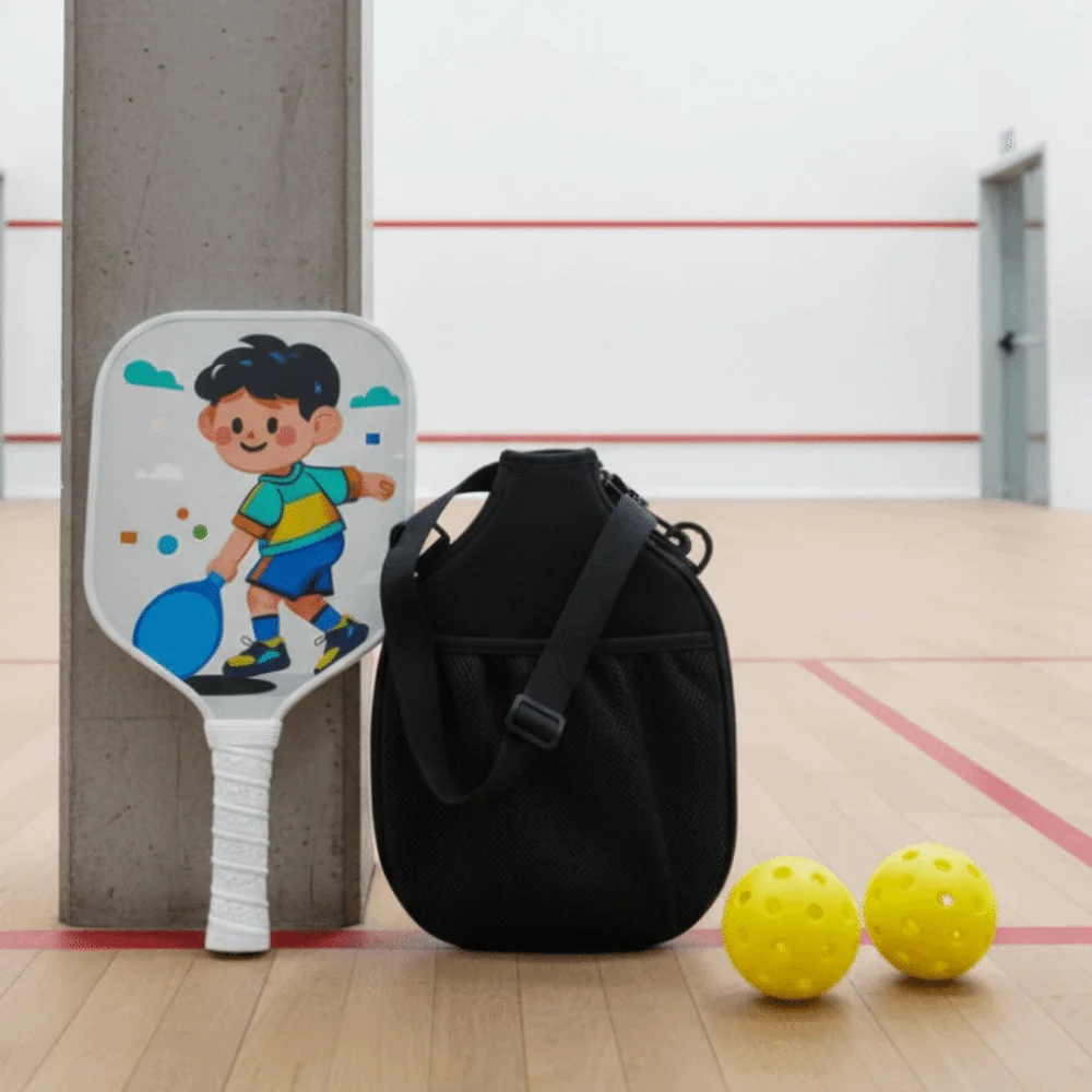 

Детский набор Pickleball с героями мультфильмов, легкий красочный детский набор Pickleball, прочный набор Pickleball с ребристой ручкой