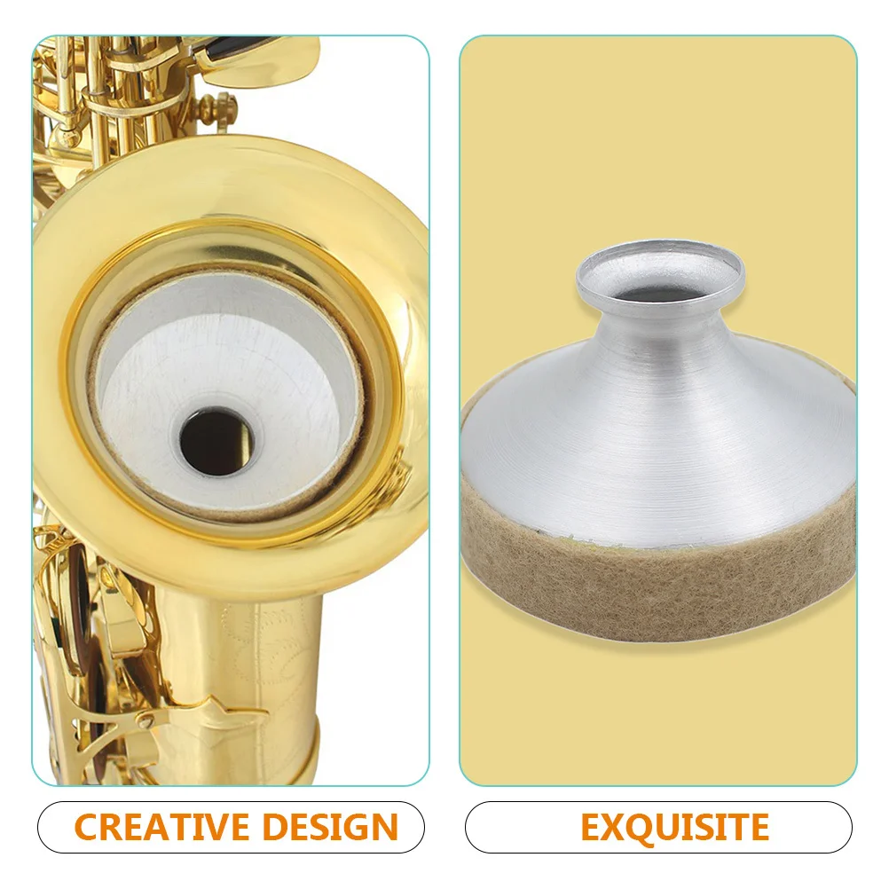 

Saxophone Mute for Soprano Sax Sound Volume Lower Practice Training Tool Noise Reduction Dampener Musical Instrument Accessories