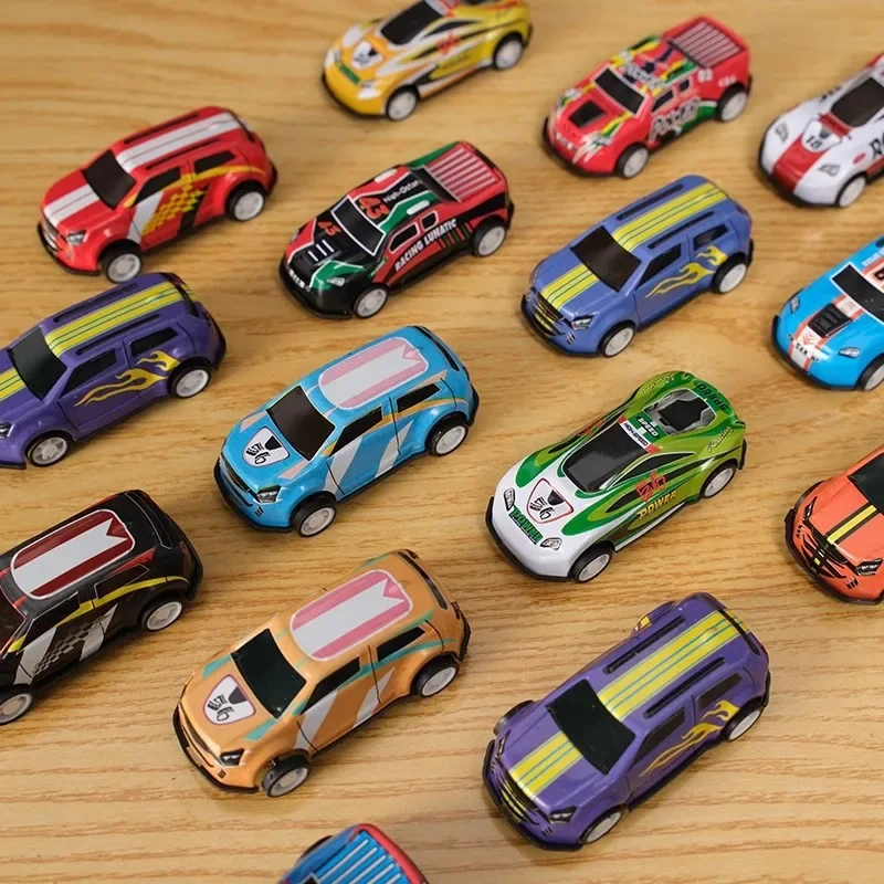 50/30/20Pcs Mini Alloy Car Model Set with Storage Box Diecast Cars for Boys Sliding Inertia Vehicle Children Toys for Kids Gifts