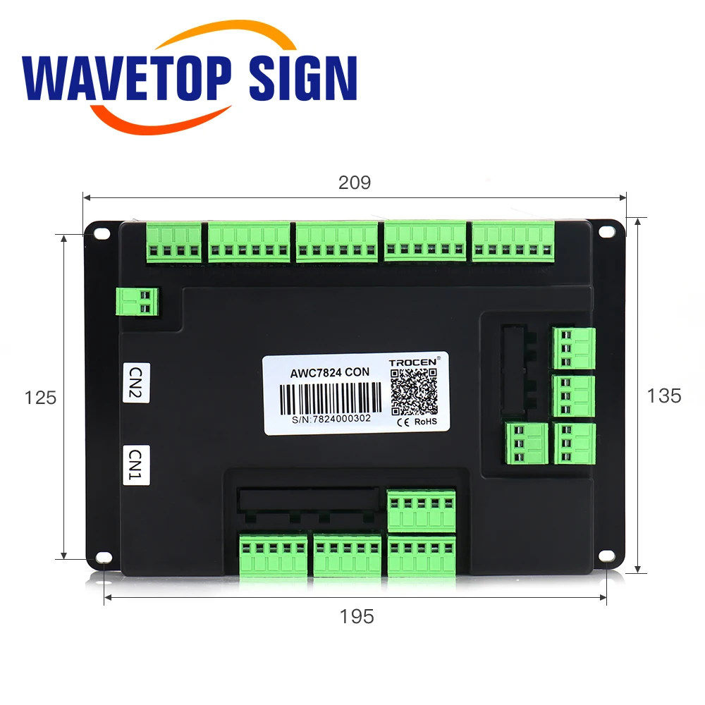 WaveTopSign Trocen Co2 نظام التحكم بالليزر AWC7824 CCD AWC7846 لآلة النقش والقطع بالليزر Co2 استبدال AWC608C