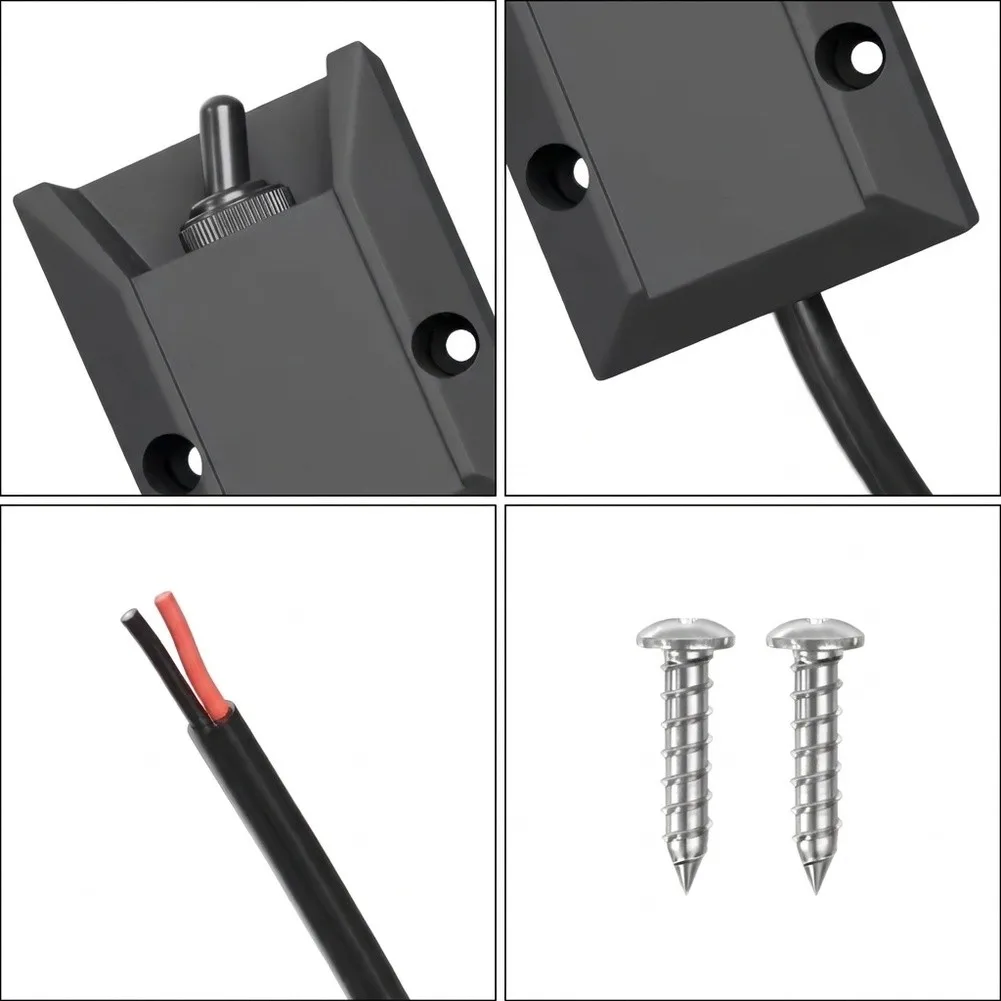 For QL-264346-101 12V 30A Waterproof For Toggle Switch 2 Pin Latching Rocker With Pre-Wired Cable For Marine For Rv Boat Car For