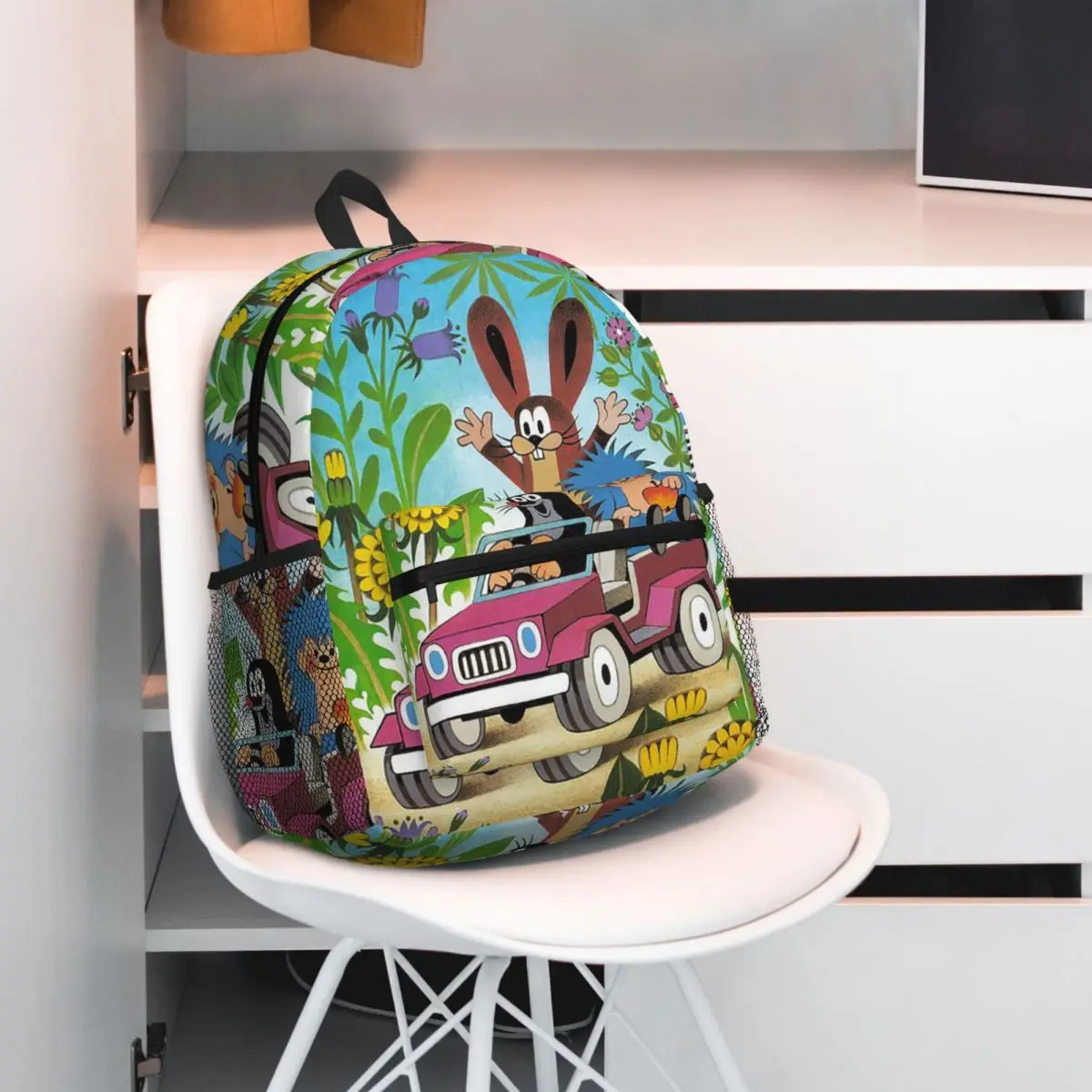 

Mole Krtek Cute Little Maulwurf Рюкзак Рюкзак Большой вместимости Сумка для книг для мальчиков и девочек Школьная сумка Сумки на плечо для мужчин и женщин