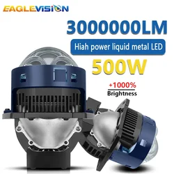 EAGLEVISION Universal 500W Laser Fog LED High Low Beam 6000K Bi LED Fog Lights Projector for Bright 400W Fog Lamp