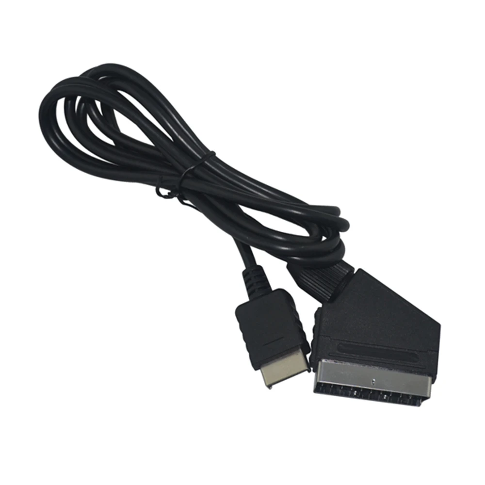 100PCS TV Scart Cable AV Audio Video Cord Replacement Connection Cable for playstaion 2 3 for PS2 for PS3 Slim