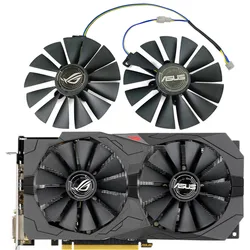 NEW 2FAN 95MM T129215SM FDC10M12S9-C GTX 1050 GPU Fan For ASUS RX 580 570 470 ASUS GTX 1070TI 1050TI 1050 Video Card Cooling Fan