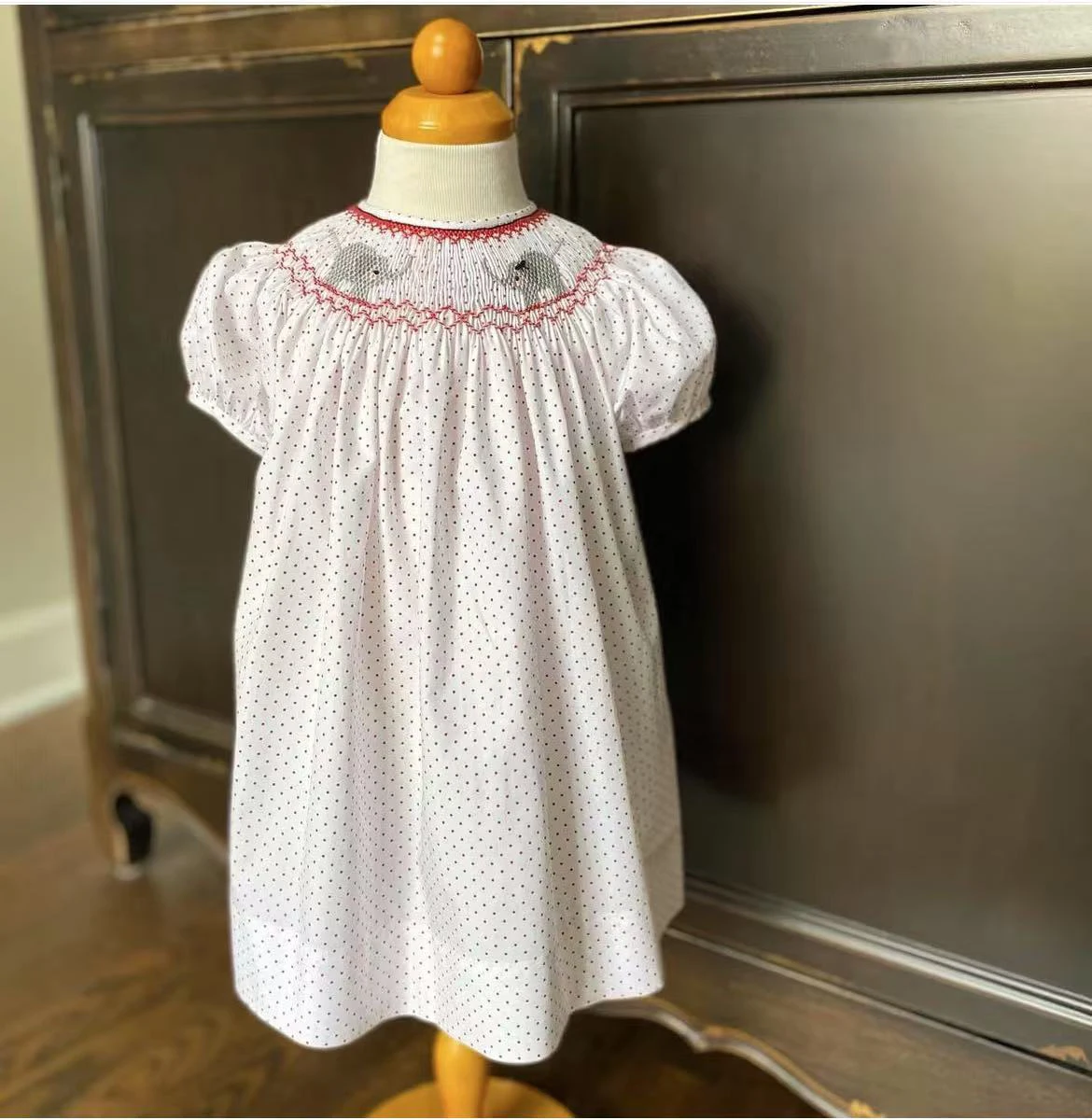 

0-12Y Baby Girl Summer Yellow Green Plaid Smocked Handmade Embroidery Vintage Turkish Princess Dress for Party Photography A157