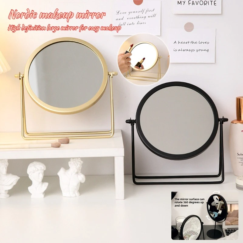 1 قطعة مرآة تزيين سطح المكتب على طراز Instagram عالية المظهر لسطح المكتب والمنزل ومرآة تزيين الطلاب على الطاولة #1