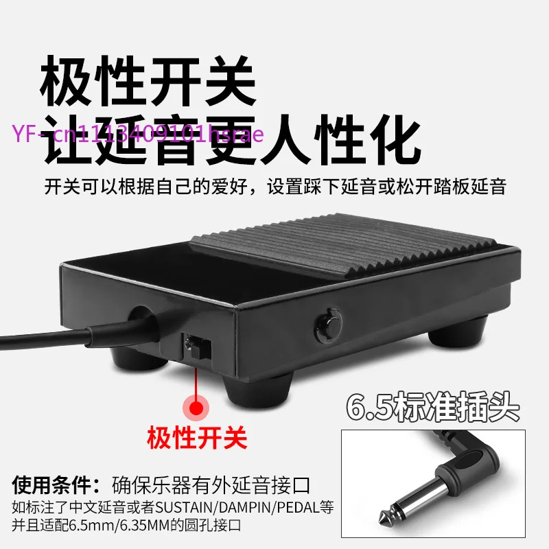 

Universal Metal Sustain Pedal For Electronic Piano Organ Keyboard Musical Instrument Foot Pedal