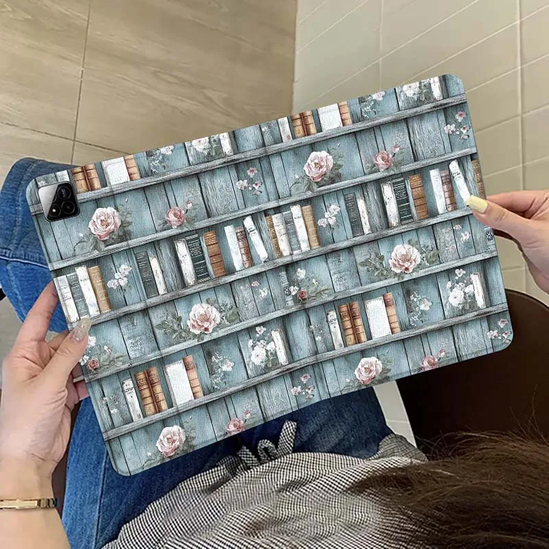 

Creative bookshelf art For Xiaomi Redmi Mi Pad 5 6 6s 7 SE Pro Max Ultra 12.4 12.5 14 inch Tablet Case