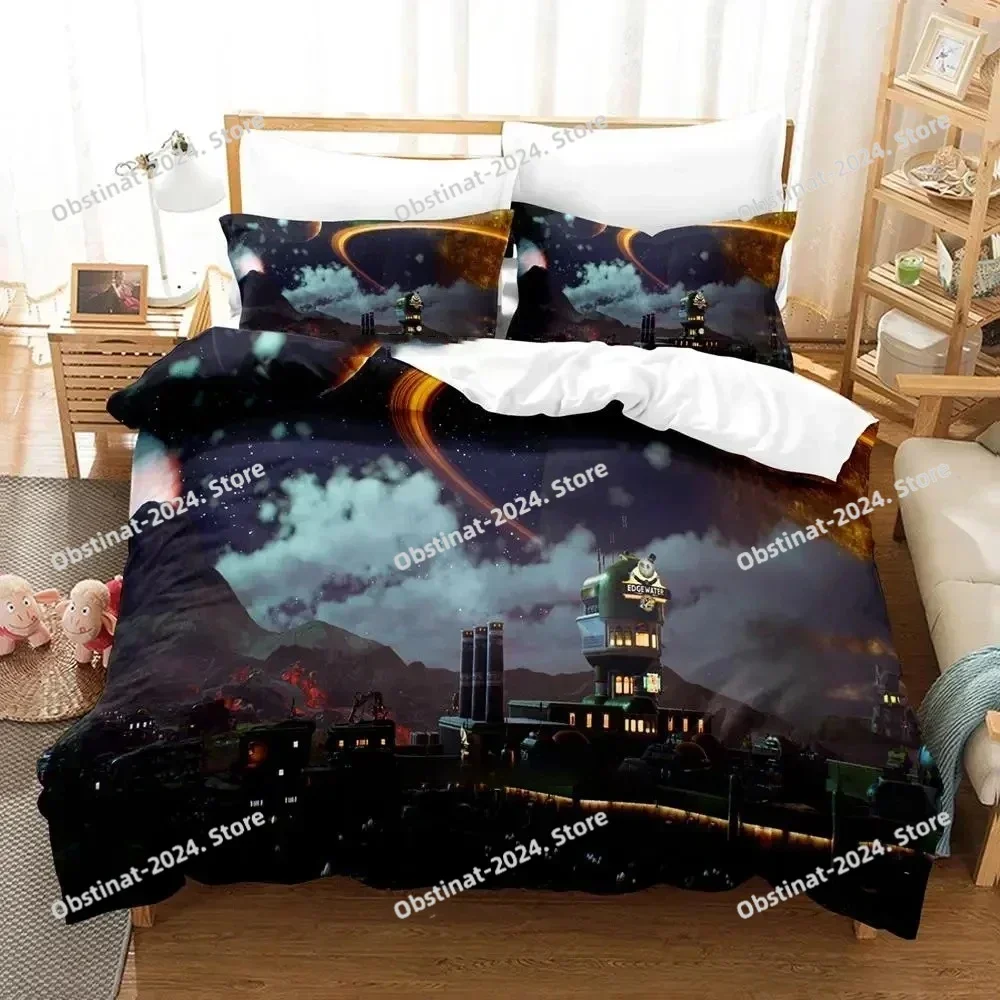 2025 Game Outer Worlds Bedding Set Boys Girls Twin Queen Size Duvet Cover Pillowcase Bed Kids Adult Fashion Home Textileextile