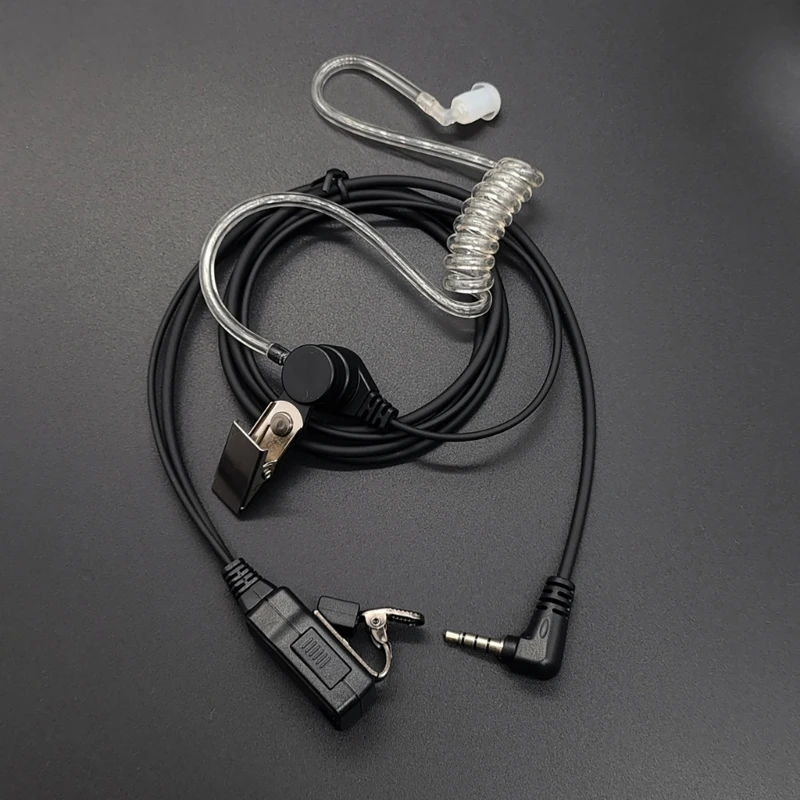 หูฟังหูฟังหูฟังสำหรับการเปลี่ยนหูฟังสำหรับ 1S Talkies 3.5 มม. PTT Earpiece อุปกรณ์วิทยุ D2RC