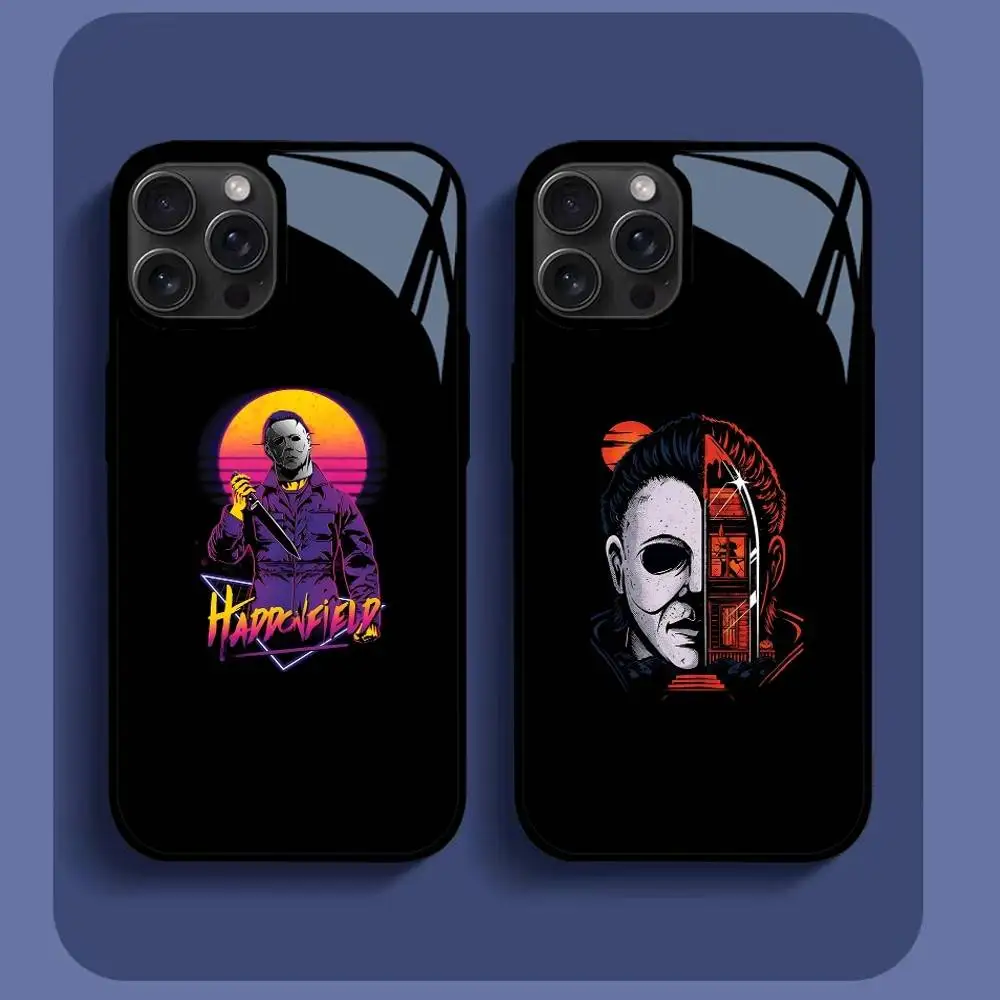 

M-Michael M-Myers H-Halloween Phone Case For IPhone16 15 14 13 12 11 Pro Xs Max Mini XR X 7 8 Plus Luxury Mirror Hard Funda