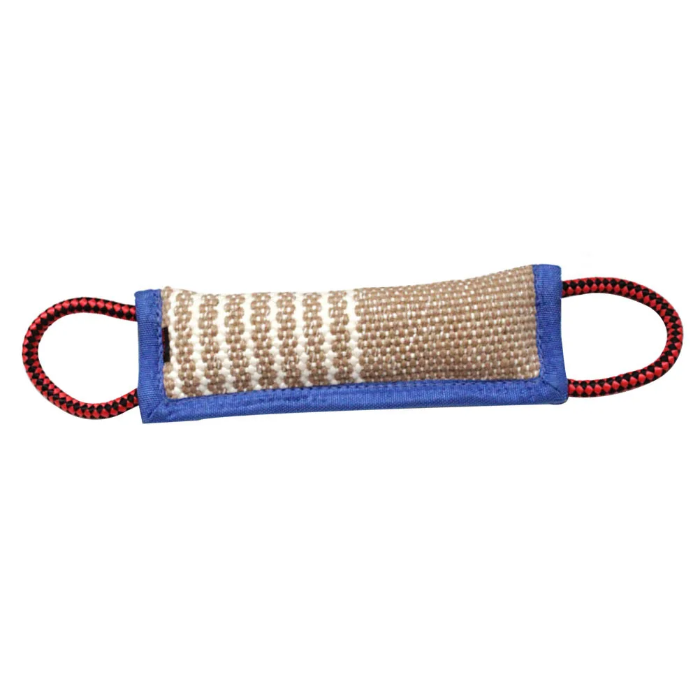 

1pcs Dog Bite Pillow High-Grade Jute Bite Resistant Wear Resistant For Dental Health Cleaning Teeth Pet Training Tug Plaything