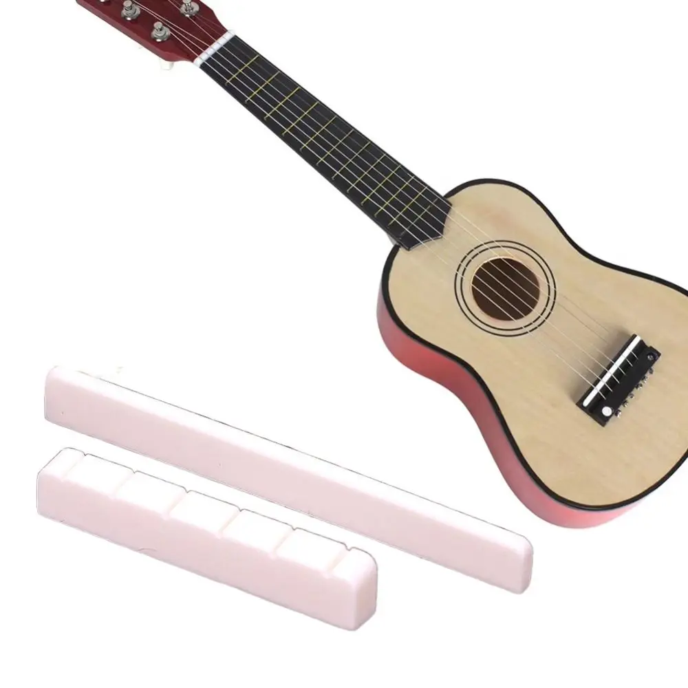 

Classical 6 String Bone Guitar Accessories Bone String Pillow White Bone Bridge Replacement Parts Instrument Accessories