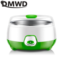 DMWD Yogurt Maker 0.8L Mini Automatic Yogurt Machine Household DIY Yogurt Tools Natto Rice Wine Fermenter Stainless Steel Tank