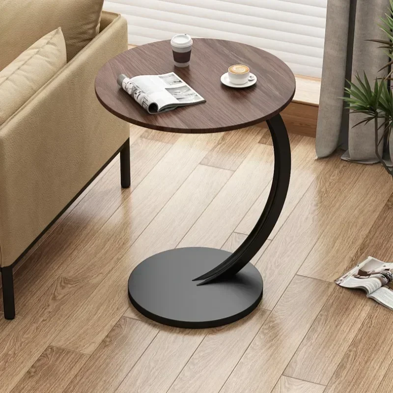 

Designer Luxury Coffee Tables Gold Breakfast Minimalist Round Side Table Lounge Space Saving Mesa Auxiliar Living Room Furniture