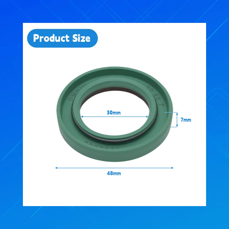 

DMHUI high-quality FKM + PTFE pressure oil seal, 30x48x7mm, suitable for the trochoid motor of injection molding machines