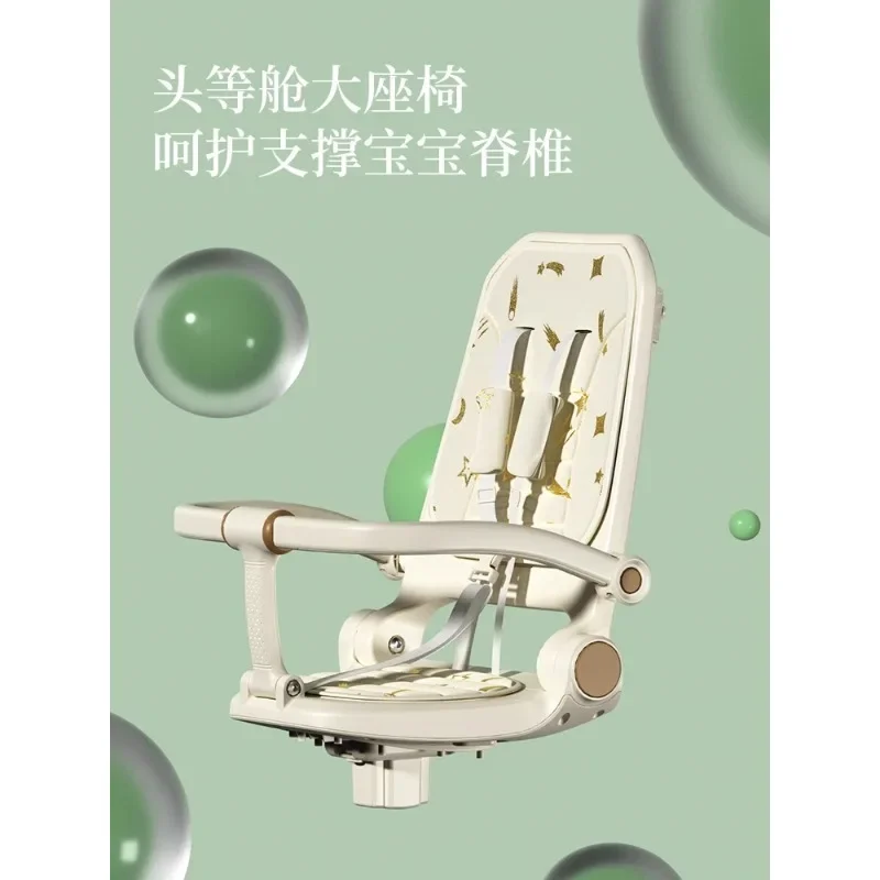 Children's tricycle baby-walking artifact five-in-one hand push cart light walk baby bicycle baby can sit and push