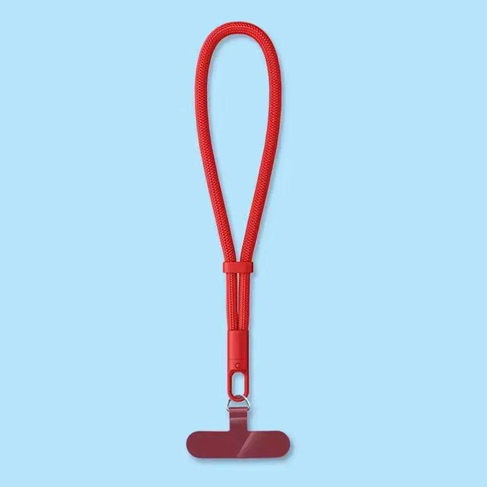 Universelles, verstellbares Handy-Lanyard, kurzes Handgelenkband mit selbstsicherndem Anti-Drop-Design, langlebiges Polyester-Telefonband