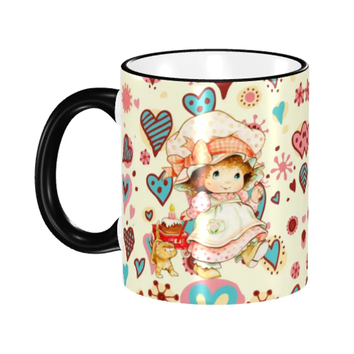 

Custom Cute S-Sarahs K-Kays Mugs DIY Cartoon Ceramic Tea Milk Coffee Cups