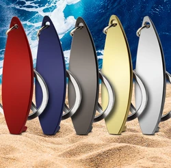 Unisex Keychain Surfboard Shaped Bottle Opener Metal Surfboard Pendant Keyring Key Holder Gift