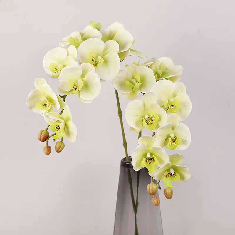 

Artificial Butterfly Orchid Fake Phalaenopsis Flowers Artificial Orchid Stem Plants for Wedding Home Decoration Decor