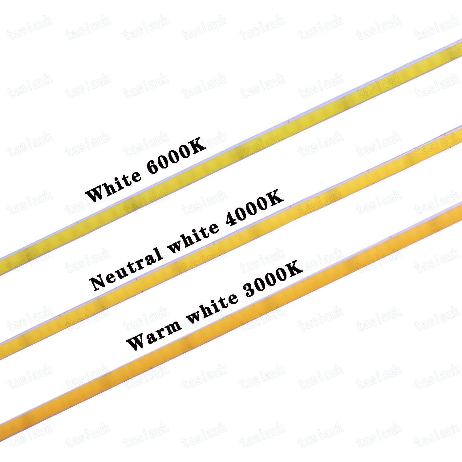 Hohe Dichte, flexibel, 5 V, 12 V, 24 V, LED-FOB, COB-LED-Licht, warm, Natur, kühles Weiß, linear, 3 mm, 5 mm, 8 mm, 10 mm Klebeband, 400 320 LEDs/M, 4000 K