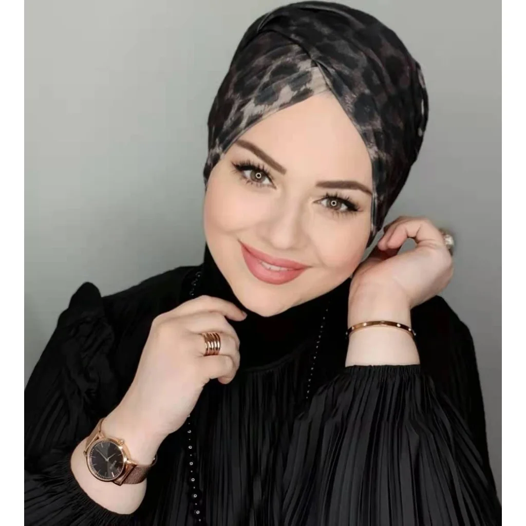 Muslim Modest Hijab Cap Undercap Abaya Hijabs For Woman Islamic Abayas Jersey Instant Wrap Women Crinkle Arabic Modal Silk Caps