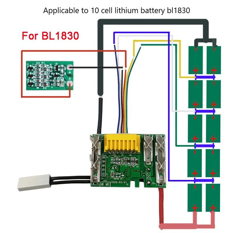 BL1830 Li-Ion Battery PCB Charging Protection Circuit Board For Makita 18V 1.5Ah 3Ah 6Ah 9Ah BL1815 BL1860 BL1890