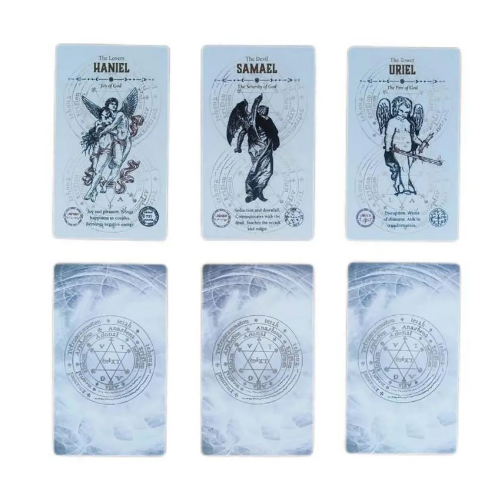 

12x7 cm Angel Tarot Deck Paper Manual Card Games