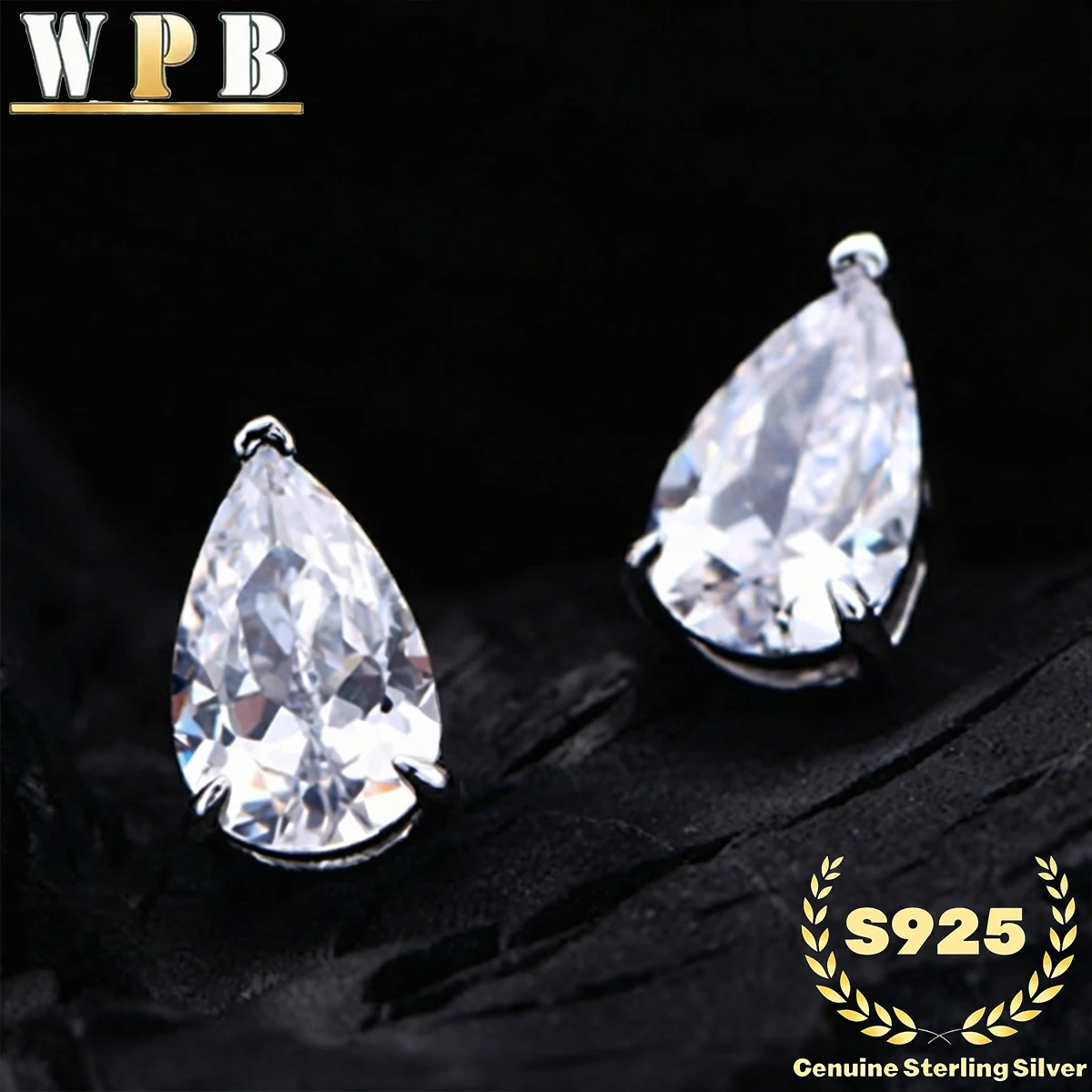 

Серьги-гвоздики из стерлингового серебра S925 с цирконом в форме капли, сверкающие, элегантные, изящные, изысканные украшения для женщин, на каждый день, подарок на годовщину