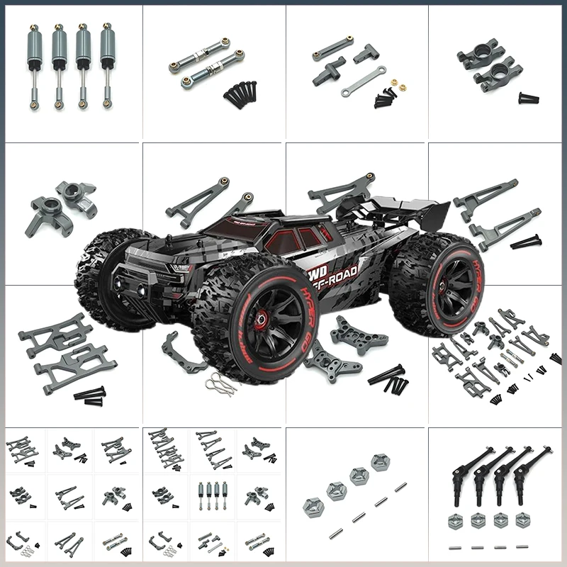 

MJX-piezas De Repuesto Para Coche A Control Remoto, Brazo Oscilante Mejorado De Metal, Copa De Reklama, 14210 14209